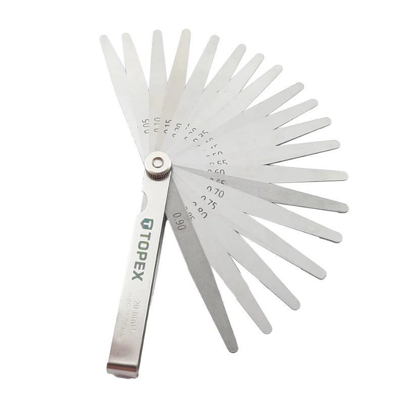 آچار فیلر 20 تیغ تاپکس TOPEX کد 20-902 1*HI04/3