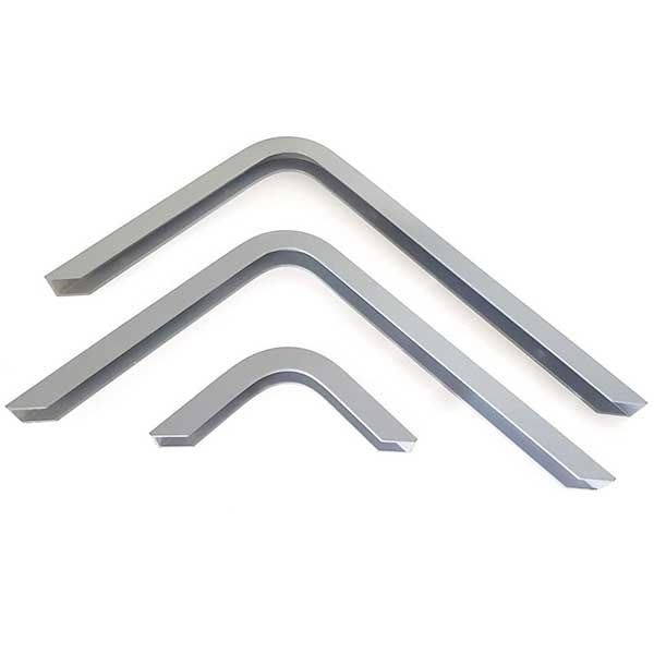 گونیا قفسه آلومینیومی طوسی 10 * 10 باربد S.A 1*F83