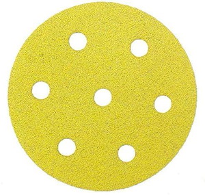 سنباده (اوربیتال) گرد پشت چسبدار 80 (قطر 150 ) 7 سوراخ CA پاس PAS