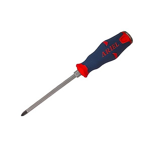 پیچ گوشتی چهار سو ضربه ای 300*8 دسته فایبر ARIEL2 PH2.300 کد PZH2300
