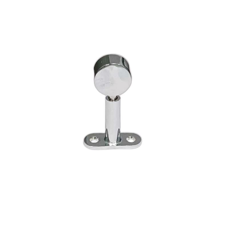 پایه سقفی گرد لوله استیل 25 ته بسته کروم کد N504 نایس NICE 1*CD01/2