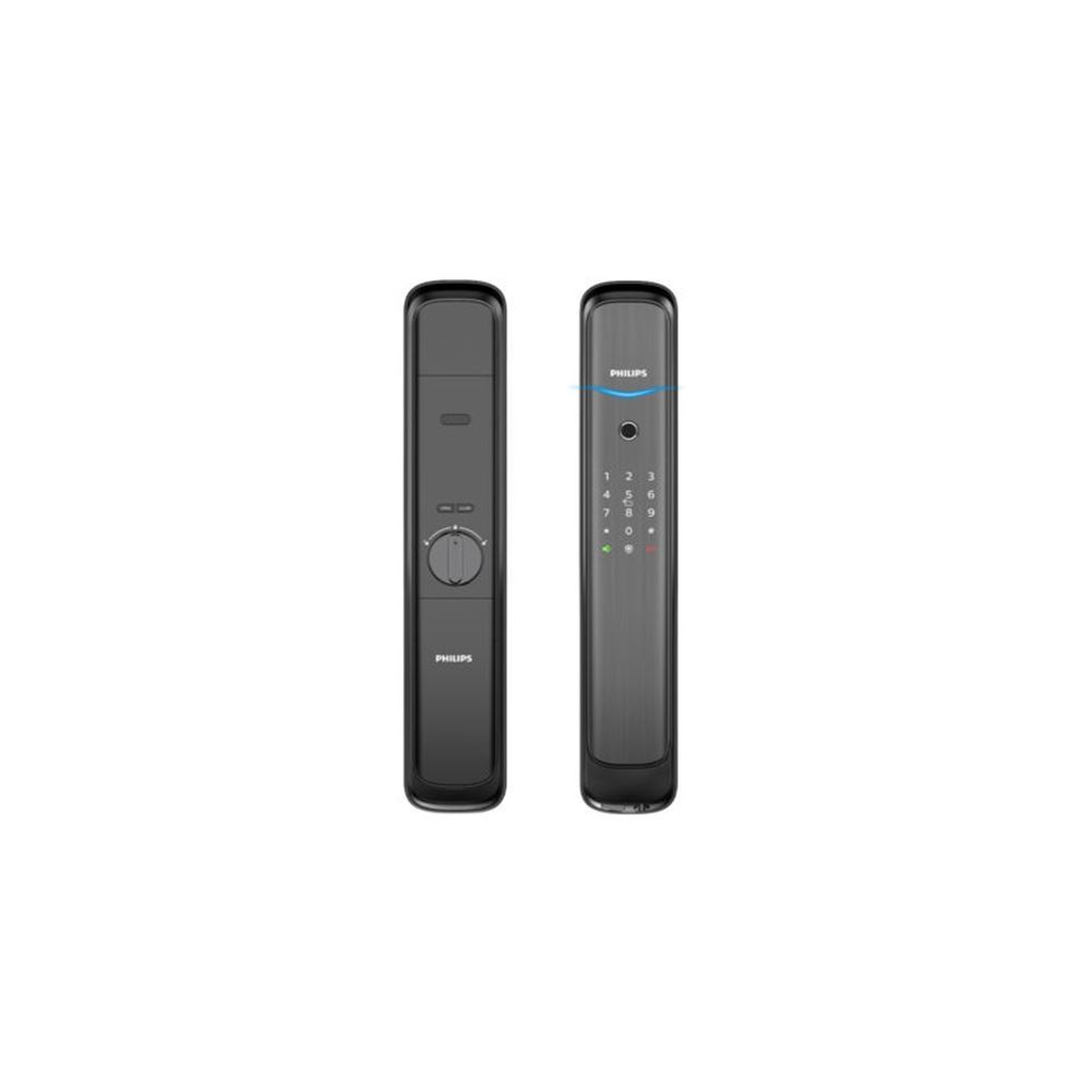 دستگیره الکترونیکی اثر انگشتی مشکی کد DDL 702E-5HWS فیلیپس PHILIPS 1*AX02/4