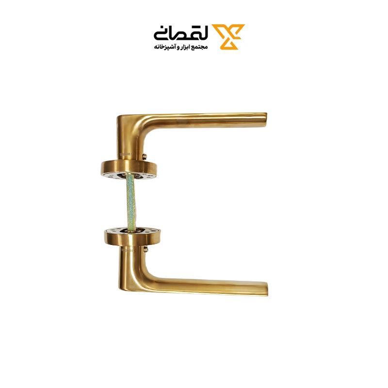 دستگیره روزت طلایی مات کد BAHMAN-TMS برونتیل BRONTEEL 1* D53