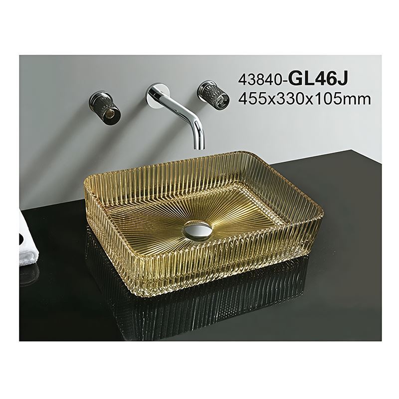 سنگ روشویی طلایی 105*330*455 مدل GL46-J-PI مرآس MERASSE (به سفارش اروپا) لاله8*12