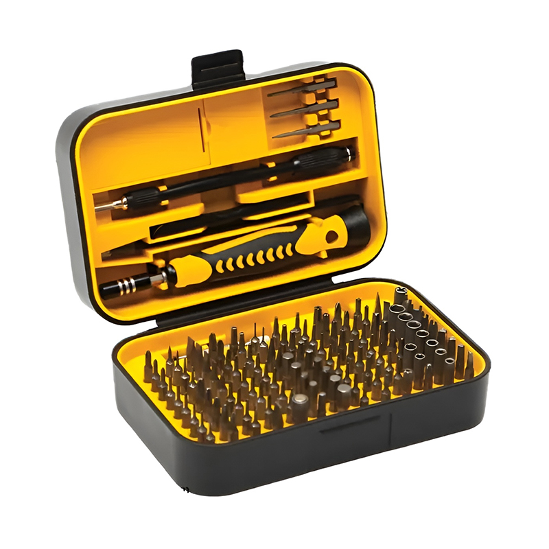 ست بیت نوک پیچ گوشتی موبایلی مدل 9285 کنزاکس KENZAX KENZAX 9285 130-Piece Precision Screwdriver Bit Set for Electronics Repair