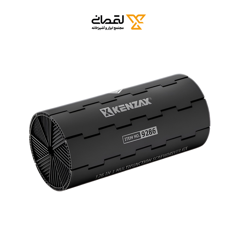ست بیت نوک پیچ گوشتی موبایلی 126 عددی با جعبه تاشو مدل 9286 کنزاکس KENZAX KENZAX 9286 126-Piece Precision Screwdriver Bit Set with Folding Case