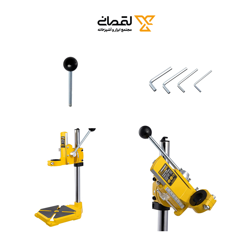 پایه دریل چرخشی 400 م.م مدل 7178 کنزاکس KENZAX KENZAX 7178 400mm Rotary Drill Stand