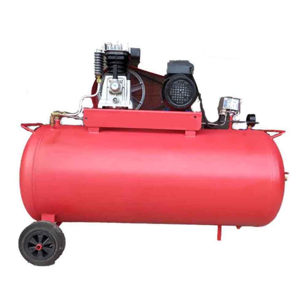 کمپرسور هوا چرخدار 150 لیتری 1/5 اسب خوابیده کاسپین CASPIAN 12*G16
