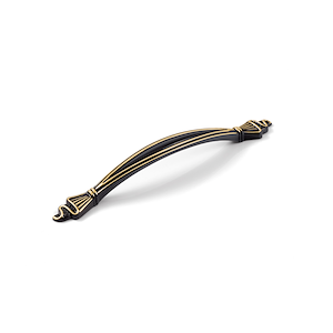 دستگیره کابینتی دو پیچ طلایی مشکی H1628-96 پرایم (S.A)