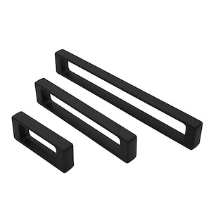 دستگیره کابینتی دو پیچ مدل ORBIT سایز 192 BLACK زئوس ZEUS