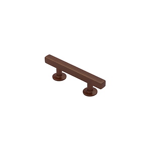 دستگیره کابینتی دو پیچ مدل PILLAR سایز 64 ROSE GOLD زئوس ZEUS