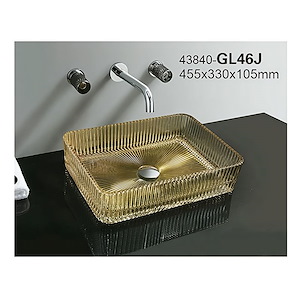 سنگ روشویی طلایی 105*330*455 مدل GL46-J-PI مرآس MERASSE (به سفارش اروپا)