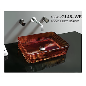 سنگ روشویی کهربا 105*330*455 مدل GL46-AM-PI مرآس MERASSE (به سفارش اروپا)
