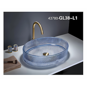 سنگ روشویی آبی 120*375*500 مدل GL38-L1-PI مرآس MERASSE (به سفارش اروپا)