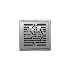 کفشور 10*10 س.م استیل مات کد SM405P سارانیک SARANIC