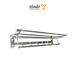 جا حوله آویز تاشو کروم 40 سانت آتریسا SKY مدل C009