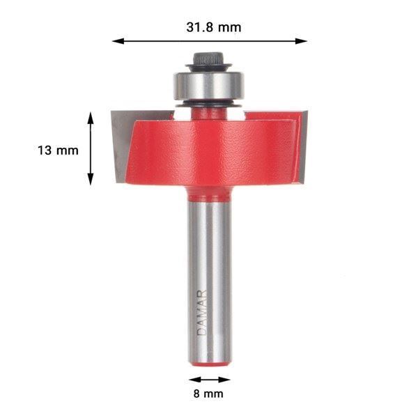 تیغ فرز نجاری (تیغ دوراهه) کد DM703183 دامار DAMAR 1*N7