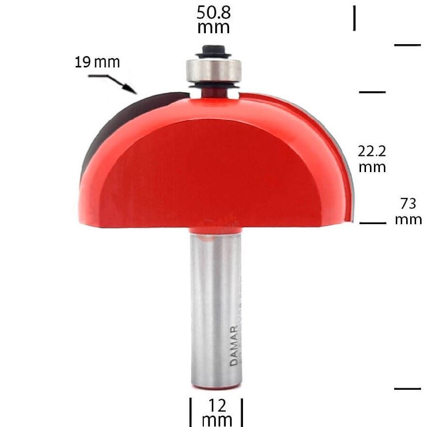 تیغ فرز نجاری کد DM-725084 S.A دامار DAMAR 1*N0
