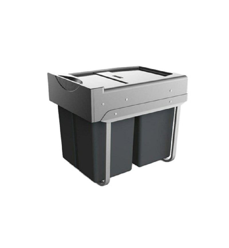 سطل زباله هایلوکس لینکدار 40 لیتری مدل 3655 (S.A) پلاتین PELATIN 1*g64     12*فرشته 3