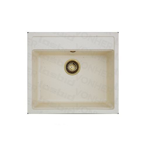 سینک ظرفشویی گرانیتی 229 کرم تک لگن ونهر VONHER 12*نسترن 22
