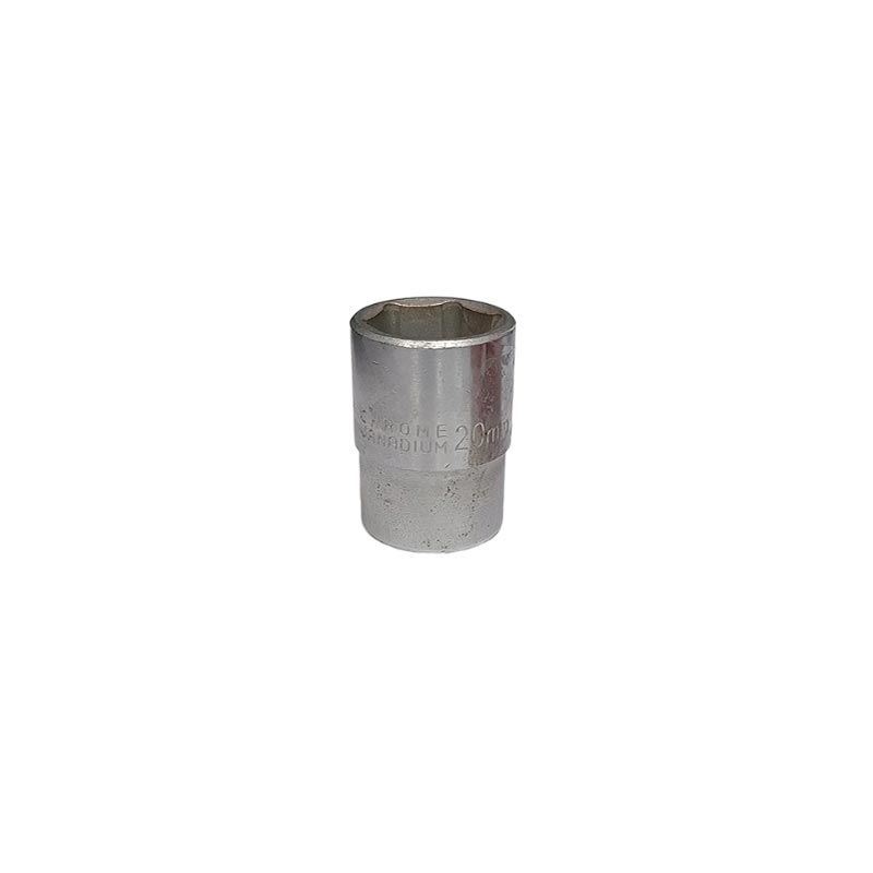 بکس تکی 1/2 اینچ کوتاه 6 پر سایز 20 سفید 1*LX06/2