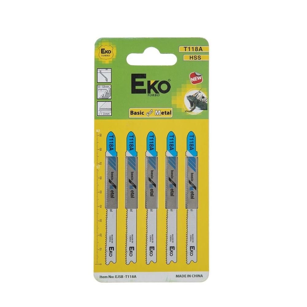 ست تیغه آهن عمودبر سری 5 عددی T118A S.A اکو EKO 1*HI02/3