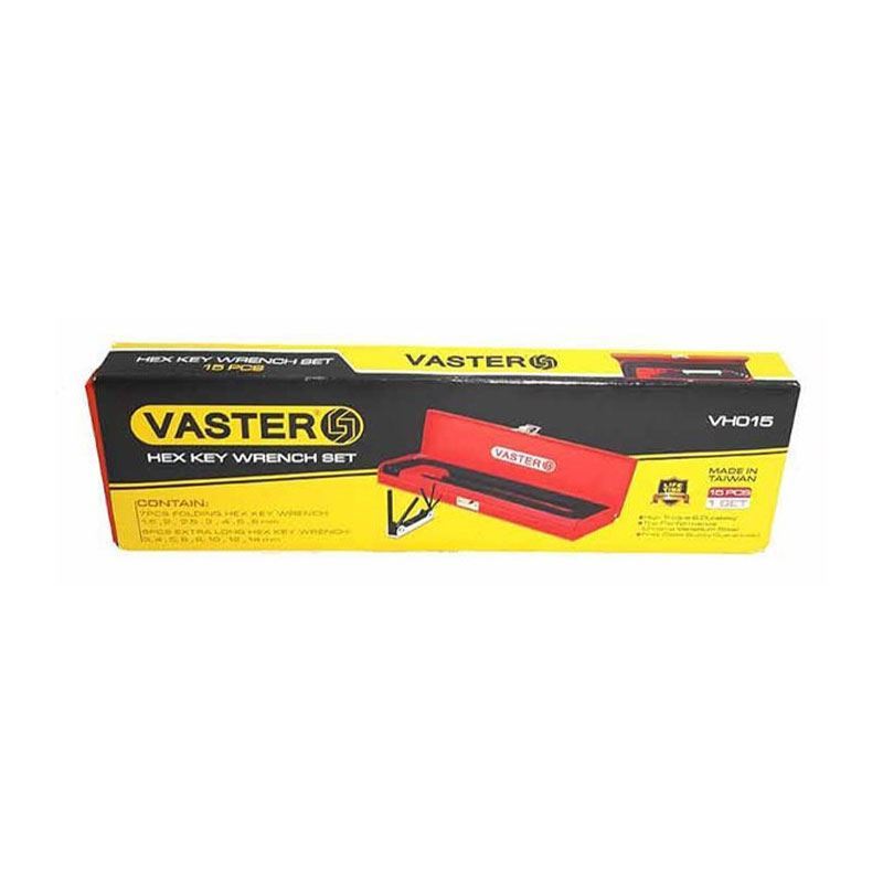 ست آچار آلن 6 گوش جعبه ای واستر VASTER  کد VH015 1*L42