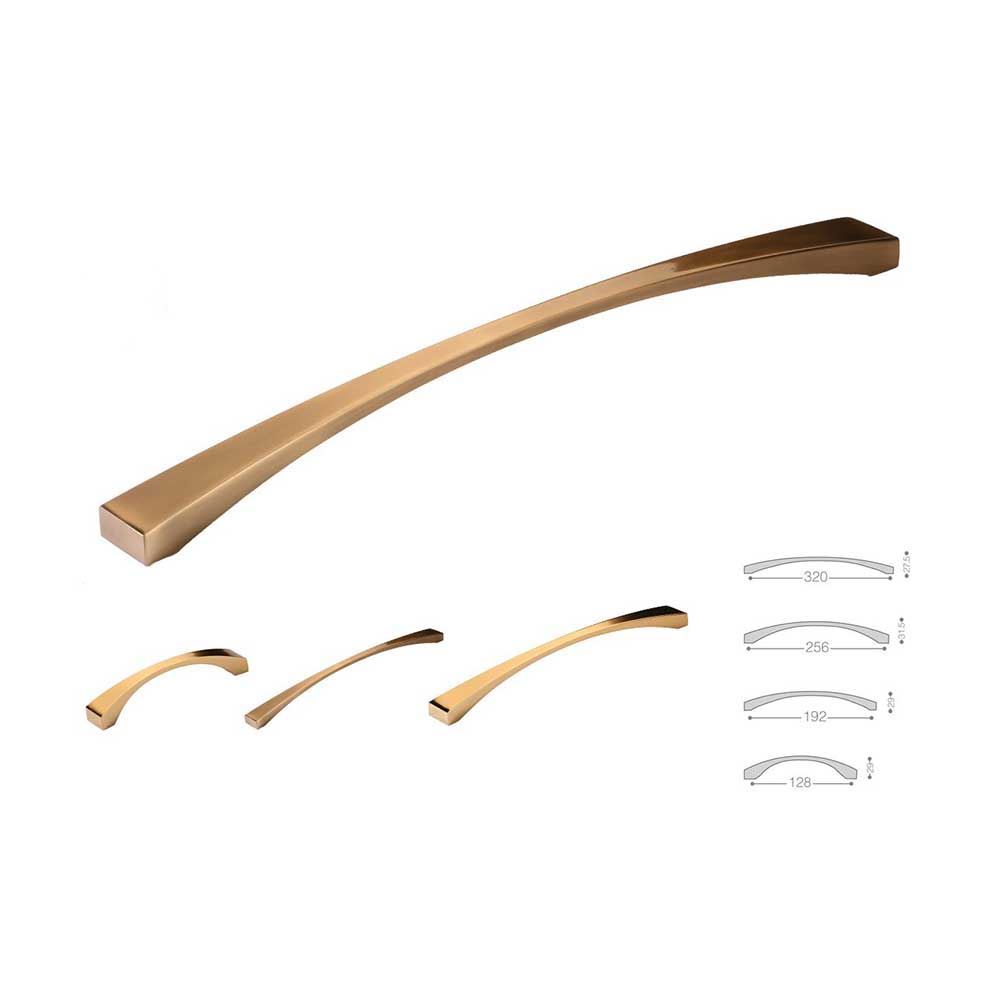 دستگیره کابینتی دو پیچ طلایی 192-5-319بهریزان 1*C43