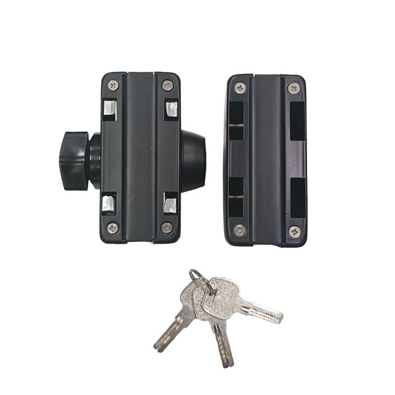 قفل شیشه میرال مشکی کد 03-826 گوفیکس G.F.X 1*F82