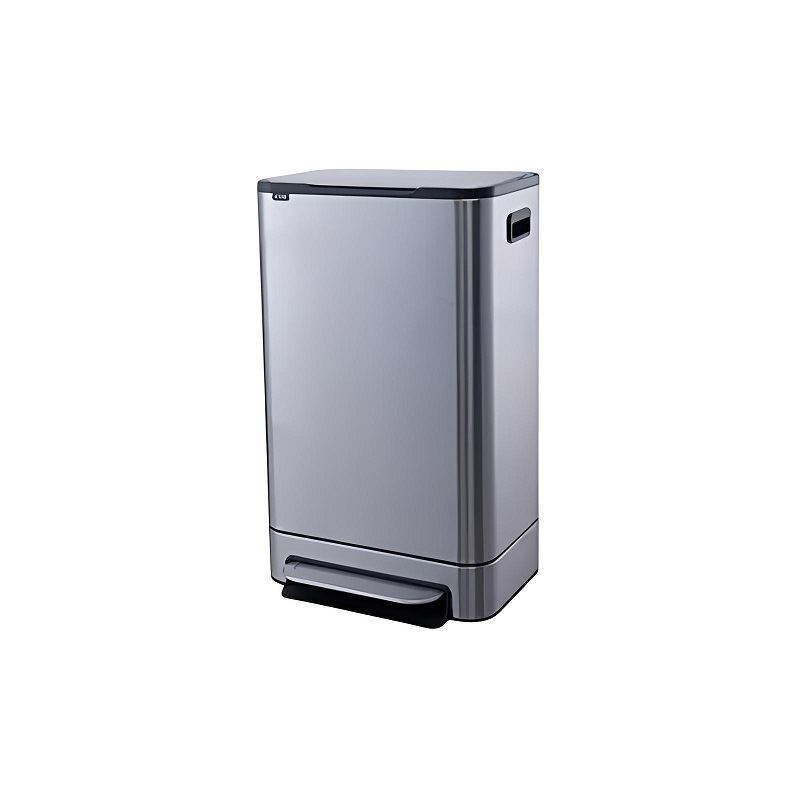 سطل زباله 40 لیتری پدالی استیل با سطل داخلی مدل HT 642 پرایم PRIME 