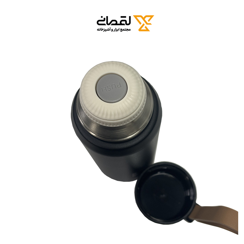 فلاسک دو جداره 600 میل مشکی JUST LJFE