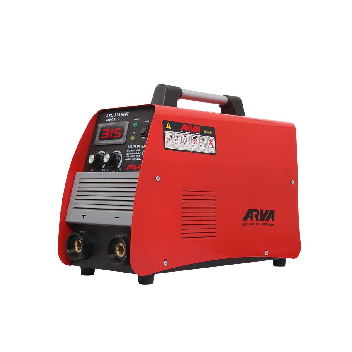 دستگاه جوش اینورتر 315 آمپر IGBT مدل 2119 بدون متعلقات آروا ARVA 