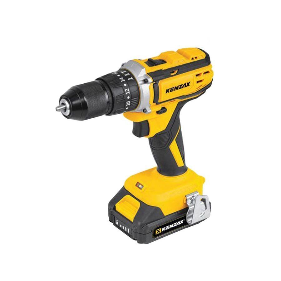 دریل شارژی 16 ولت دو سرعته دو باطری مدل BMC-8116 کنزاکس KENZAX M33*1