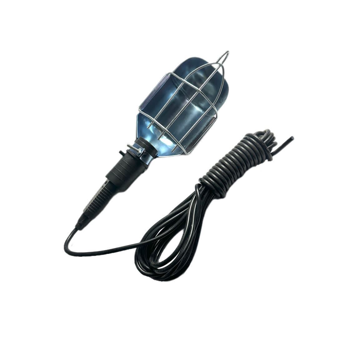 چراغ قوه سیار سیم دار دوره گرد  5 متری 1*HI04/1     بنفشه13*12