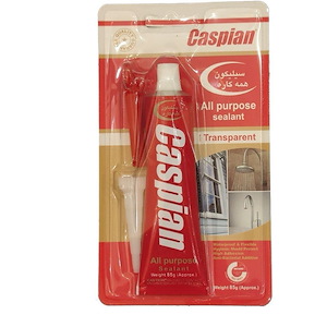 چسب آکواریوم پمادی 85 گرمی سفید کاسپین CASPIAN