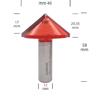 تیغ فرز نجاری کد DM-084004-100 دامار DAMAR 