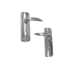 ست قفل و دستگیره کلیدی چپ کروم 910 کاسپین CASPIAN