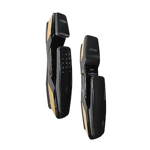 دستگیره الکترونیکی اثر انگشتی مشکی طلایی پرایم کد EL-3615S