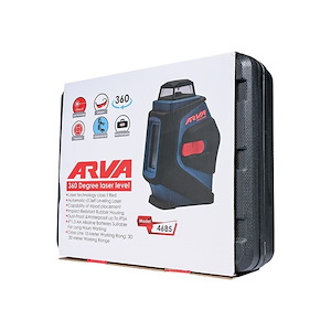 تراز لیزری 360 درجه 5 خط نور قرمز مدل 4685 آروا ARVA M23*1