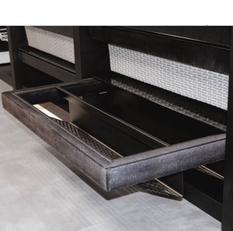 جا کفشی ریلی داخل کمد مخمل مشکی فانتونی کد J323