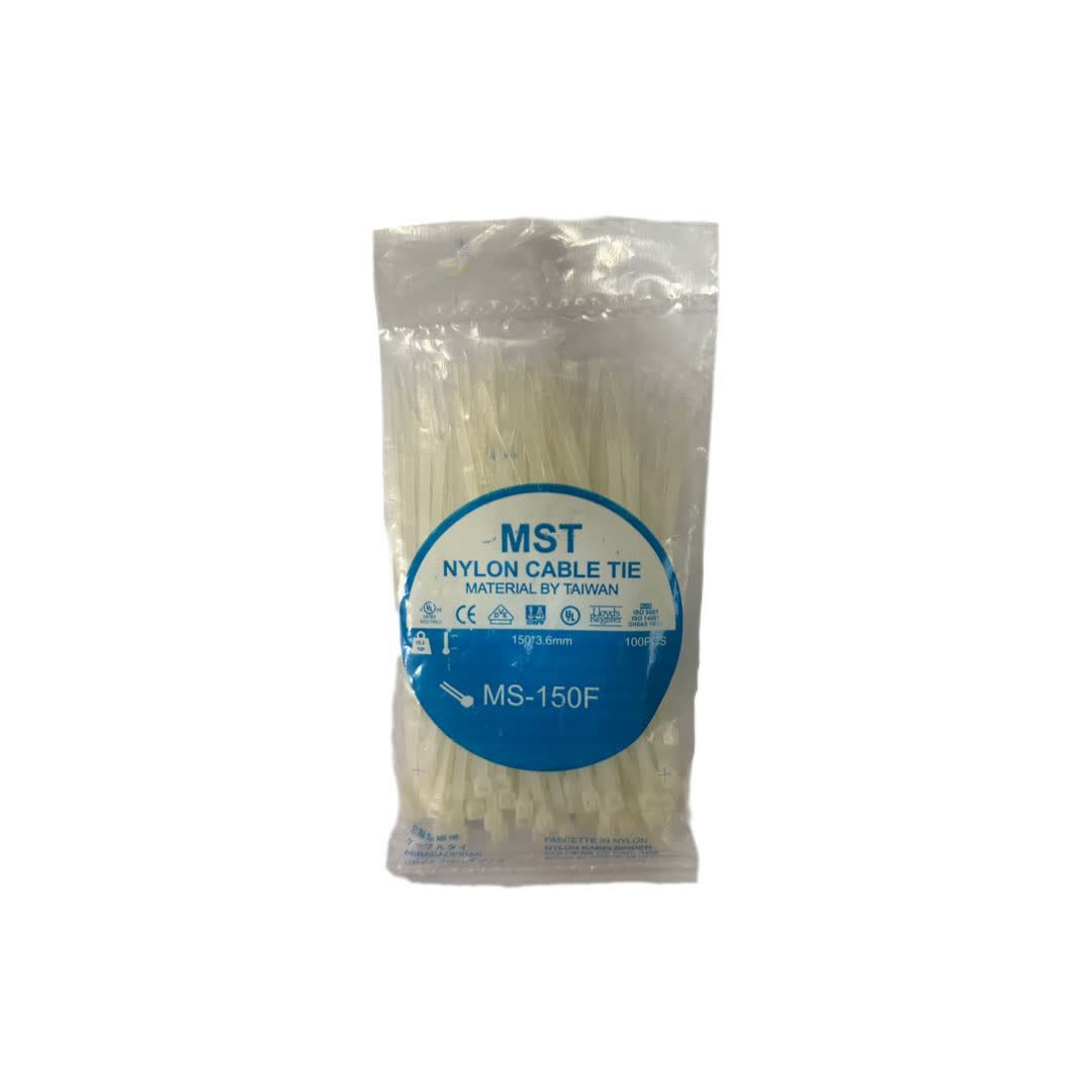بست کمربندی 2/5* 100 سفید MST 1*G22