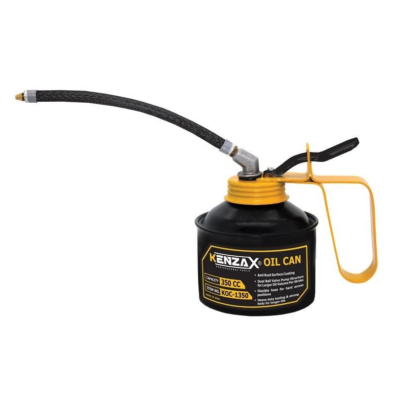 روغن دان فلزی 350 سی سی پمپ پلاستیکی  مدل KOC-1350 کنزاکس KENZAX 1*L51