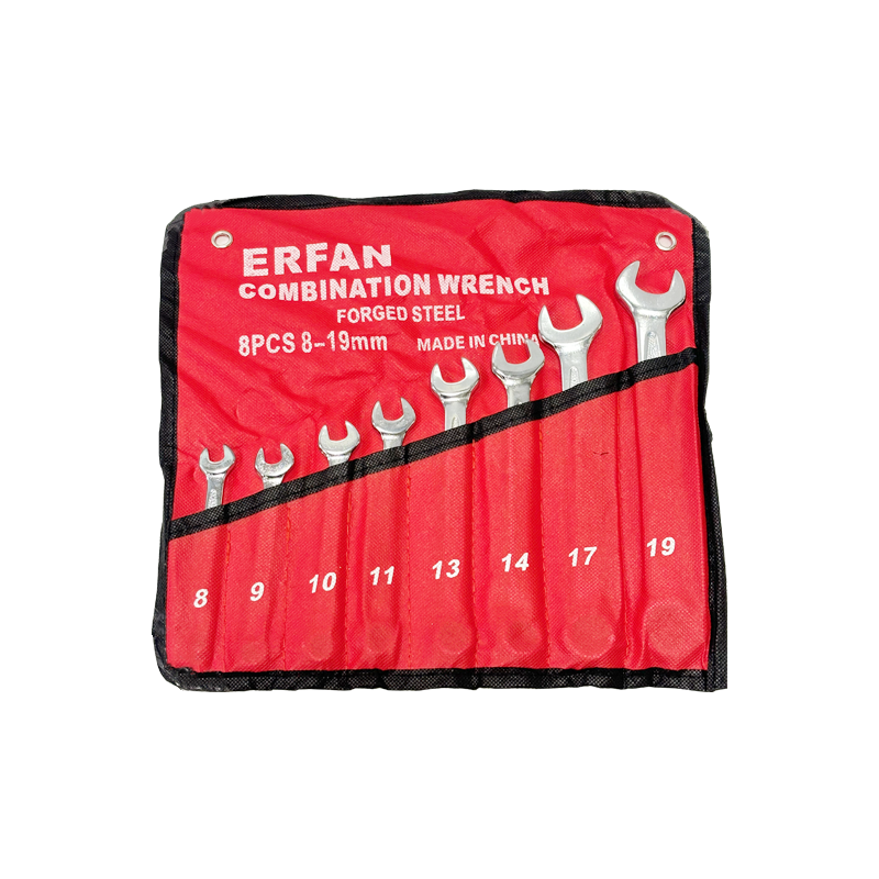 ست آچار یکسر رینگی 8 عددی عرفان ERFAN ERFAN 8-Piece Combination Wrench Set – Chrome Vanadium Steel