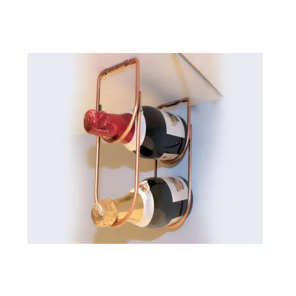 رک دو طبقه ای جای بطری زیر کابین هوایی رنگ برنز فانتونی G090 H21*1