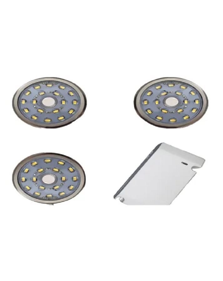 چراغ LED زیر کابینتی سری 15 سه تایی گرد فانتونی N133 1*Q0