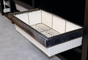 سبد حصیری ریلی مشکی فانتونی J320